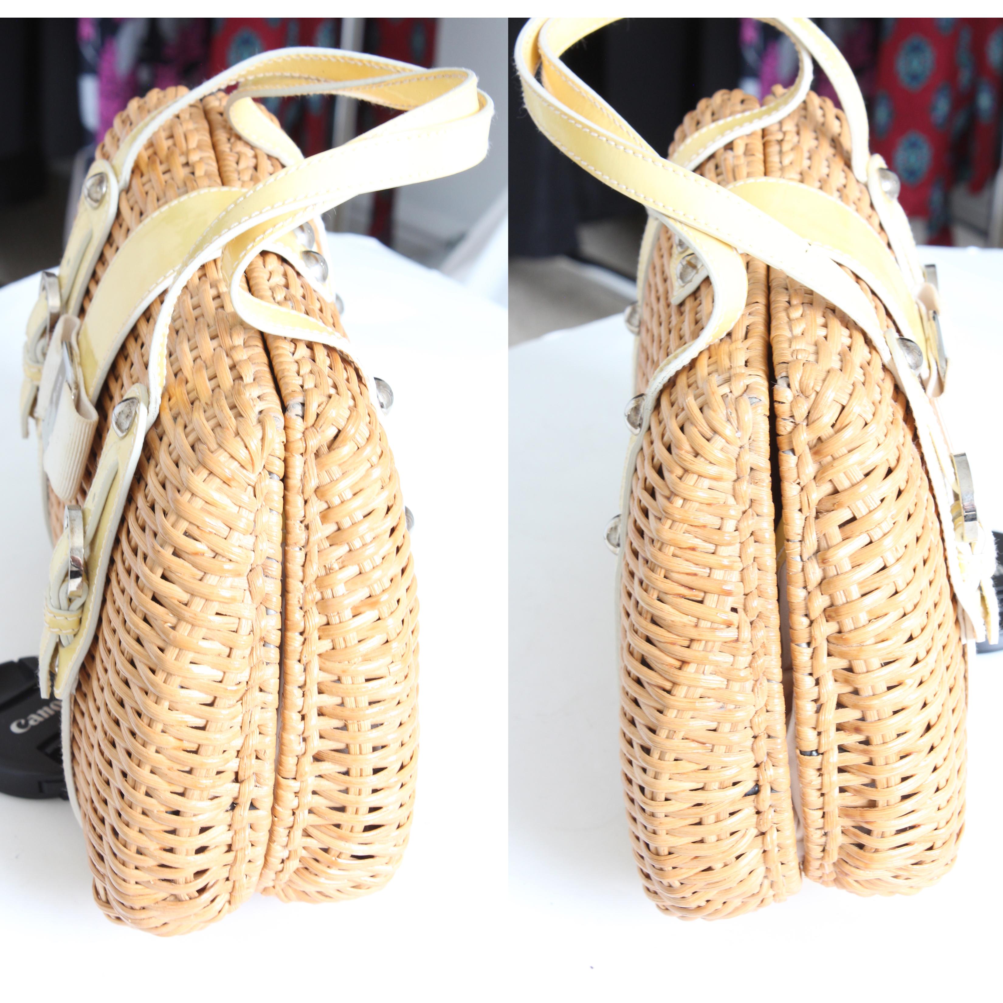 ferragamo rattan bag