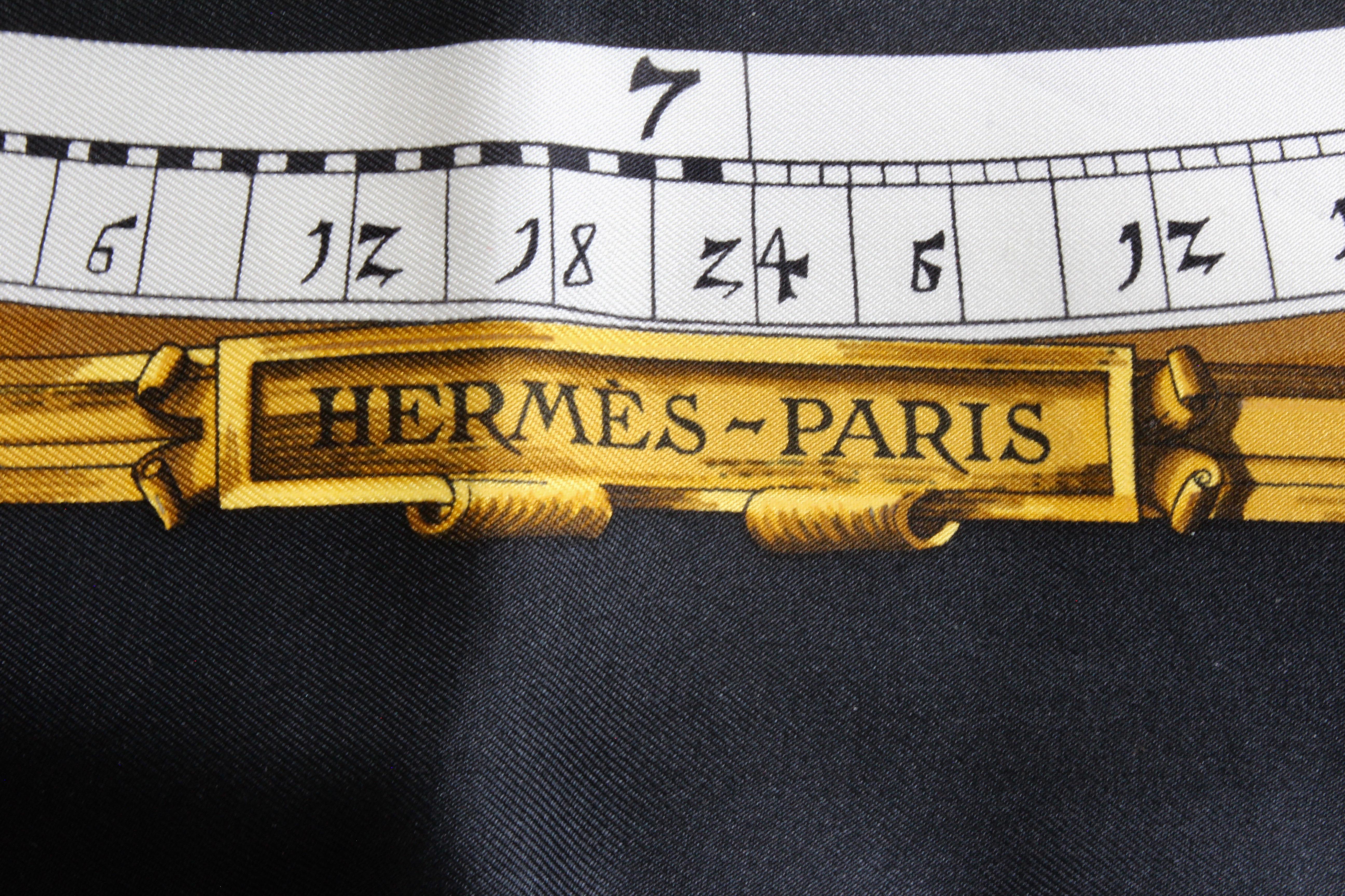 Hermes Astrologie Silk Scarf Dies Et Hore 90cm Francoise Faconnet New in Box VTG 2