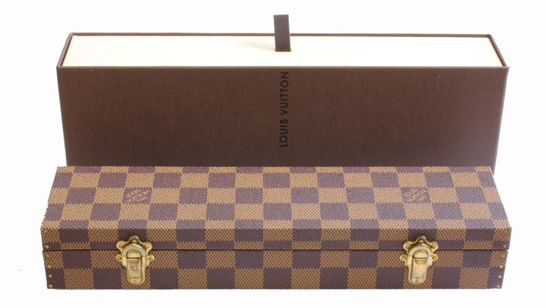 Louis Vuitton Jewelry Trunk Case Drawer Ring Bracelet Dust Bag Pouch Box#d34