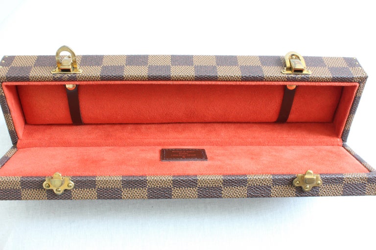 Louis Vuitton Mini Trunk Damier Canvas Travel Jewelry Case For Sale at 1stdibs