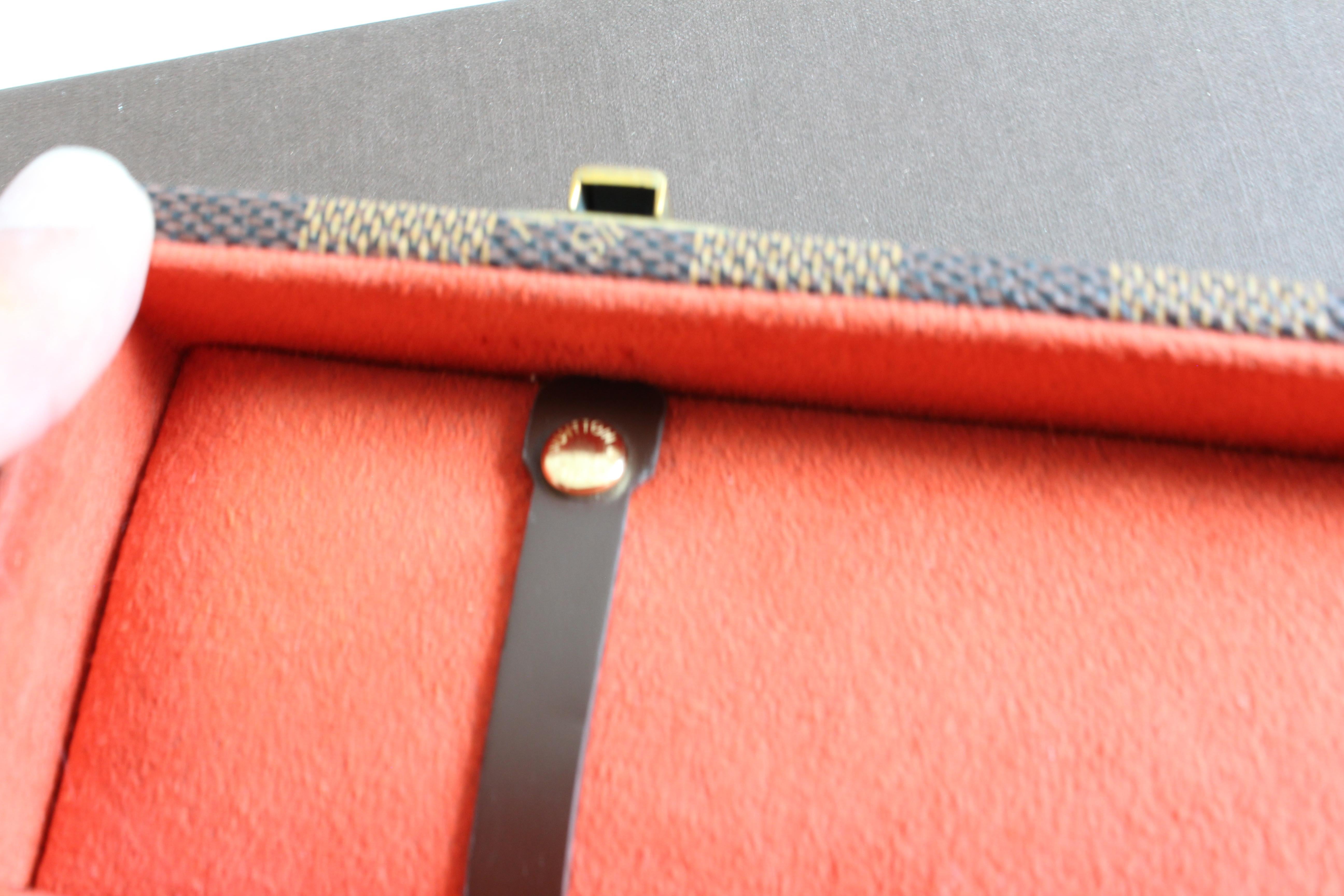Louis Vuitton Mini Trunk Damier Canvas Travel Jewelry Case 6