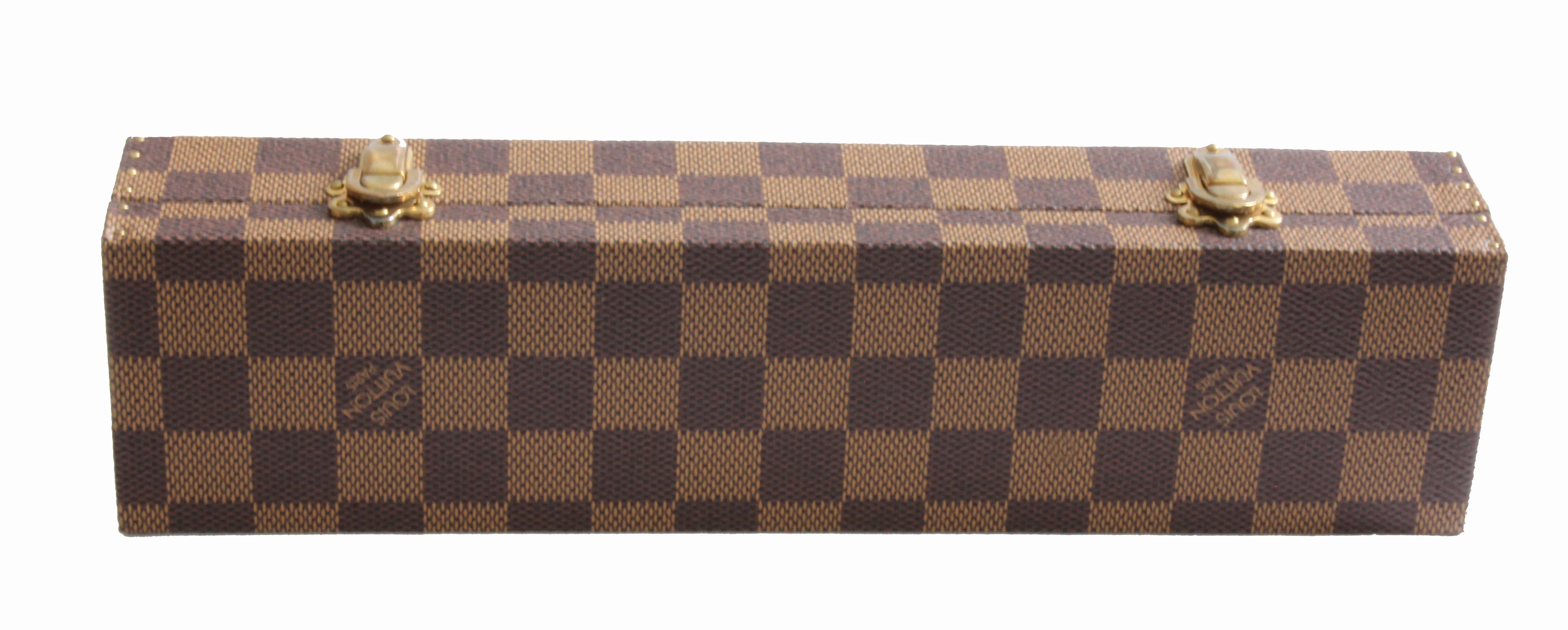 Louis Vuitton Mini Trunk Damier Canvas Travel Jewelry Case In New Condition In Port Saint Lucie, FL