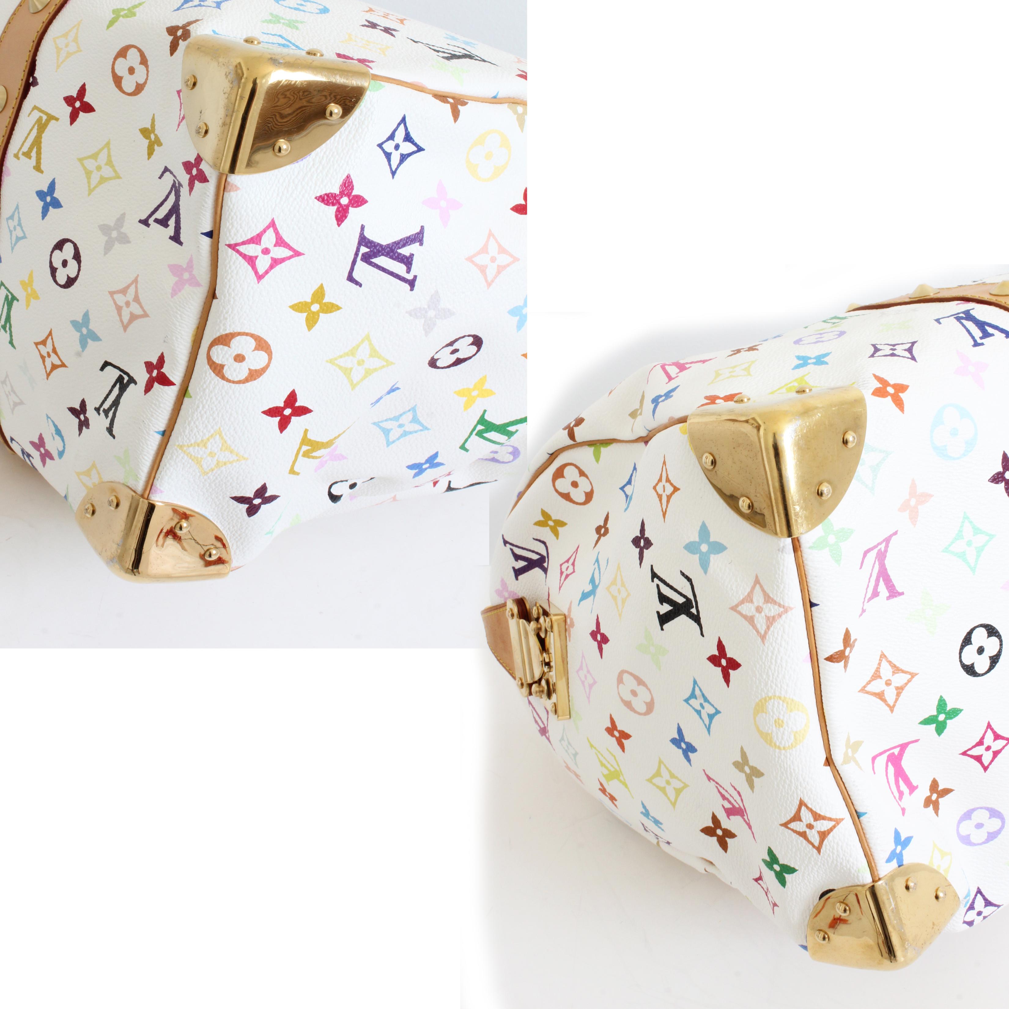 Louis Vuitton Multicolore Monogram Keepall 45cm Duffle Bag Travel Tote Spring 03 5