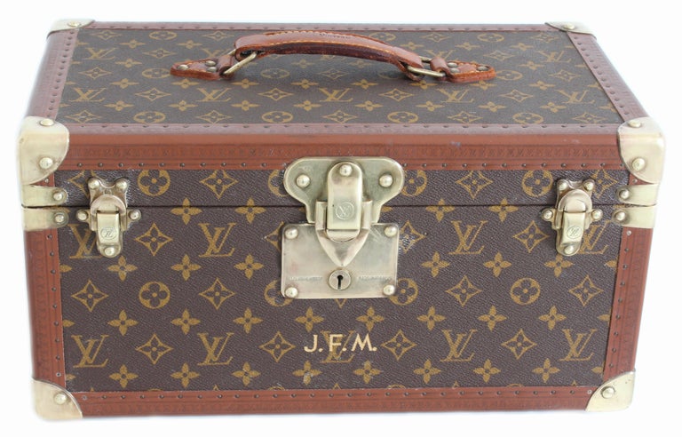 Vintage Louis Vuitton Monogram Vanity Travel Trunk – Treasures of NYC