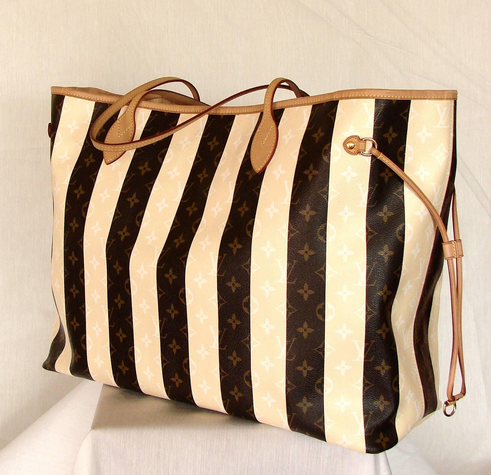 louis vuitton rayures neverfull