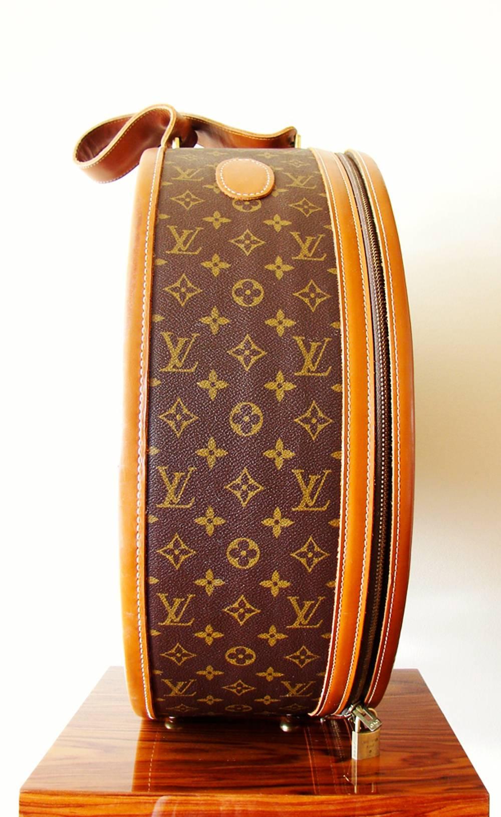 Brown Louis Vuitton Monogram Hat Box Boite Chapeaux 50cm By The French Company 1975