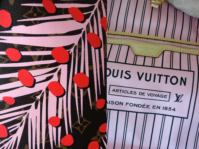 Louis Vuitton Palm Springs Jungle Dots Pm Sugar Pink Poppy Brown