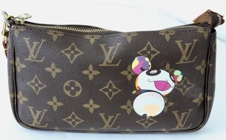 Louis Vuitton Takashi Murakami Multicolor Monogram Panda Coated Canvas Pochette  Accessoires Gold Hardware, 2004 Available For Immediate Sale At Sotheby's