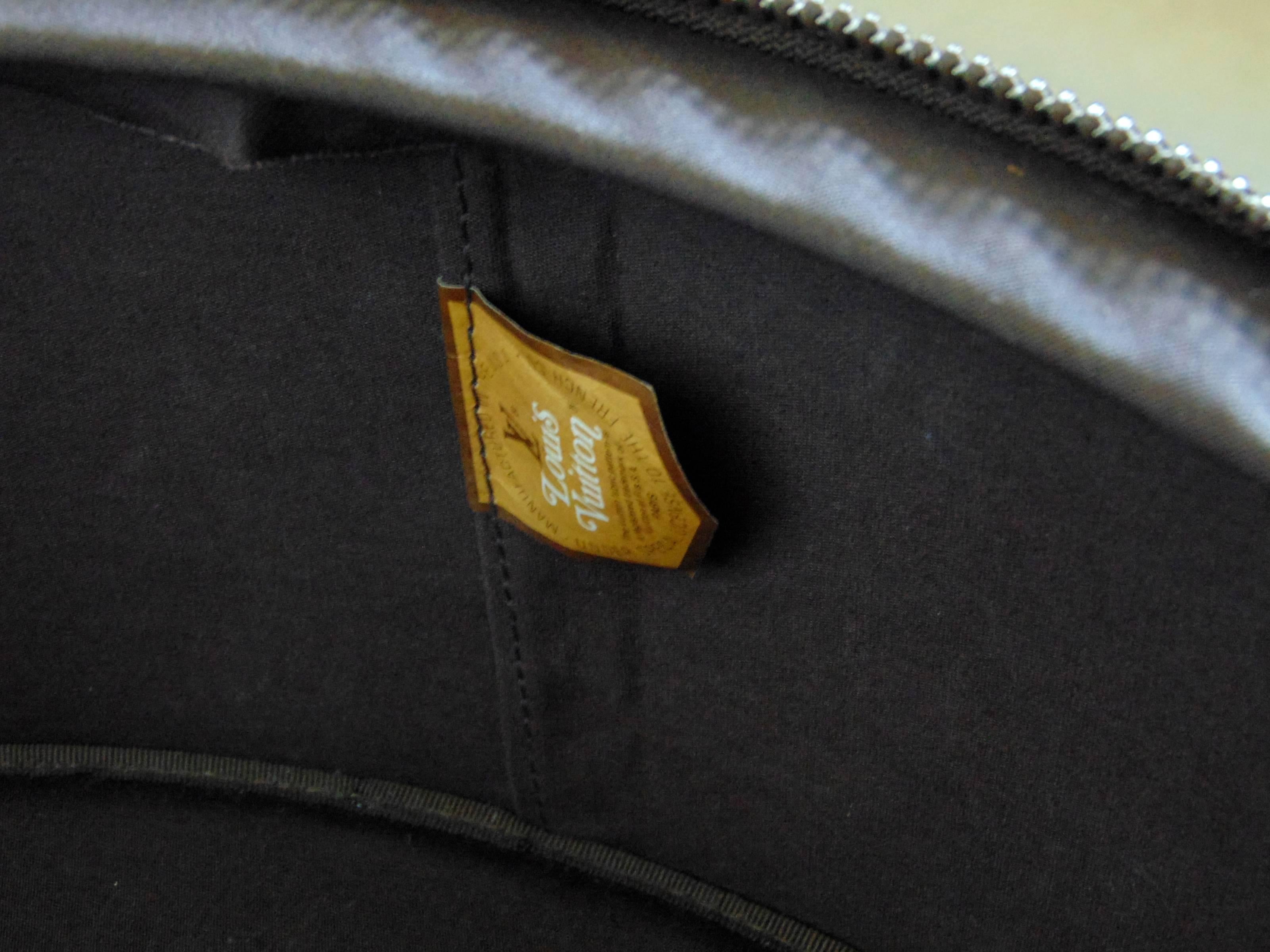 Rare Louis Vuitton Hat Box by The French Company Monogram Boite Chapeaux 1970s 1