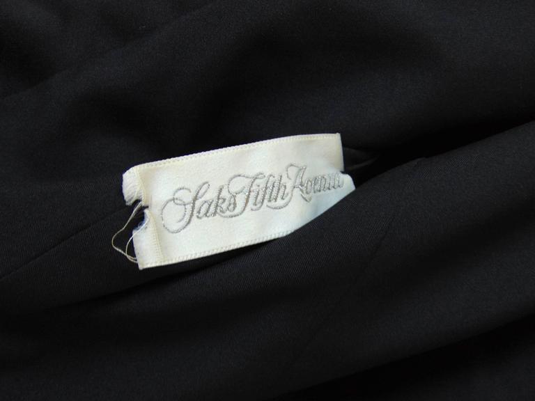 Jill Richards Vintage Black and White Silk Satin Jacket Cropped Size 6 ...