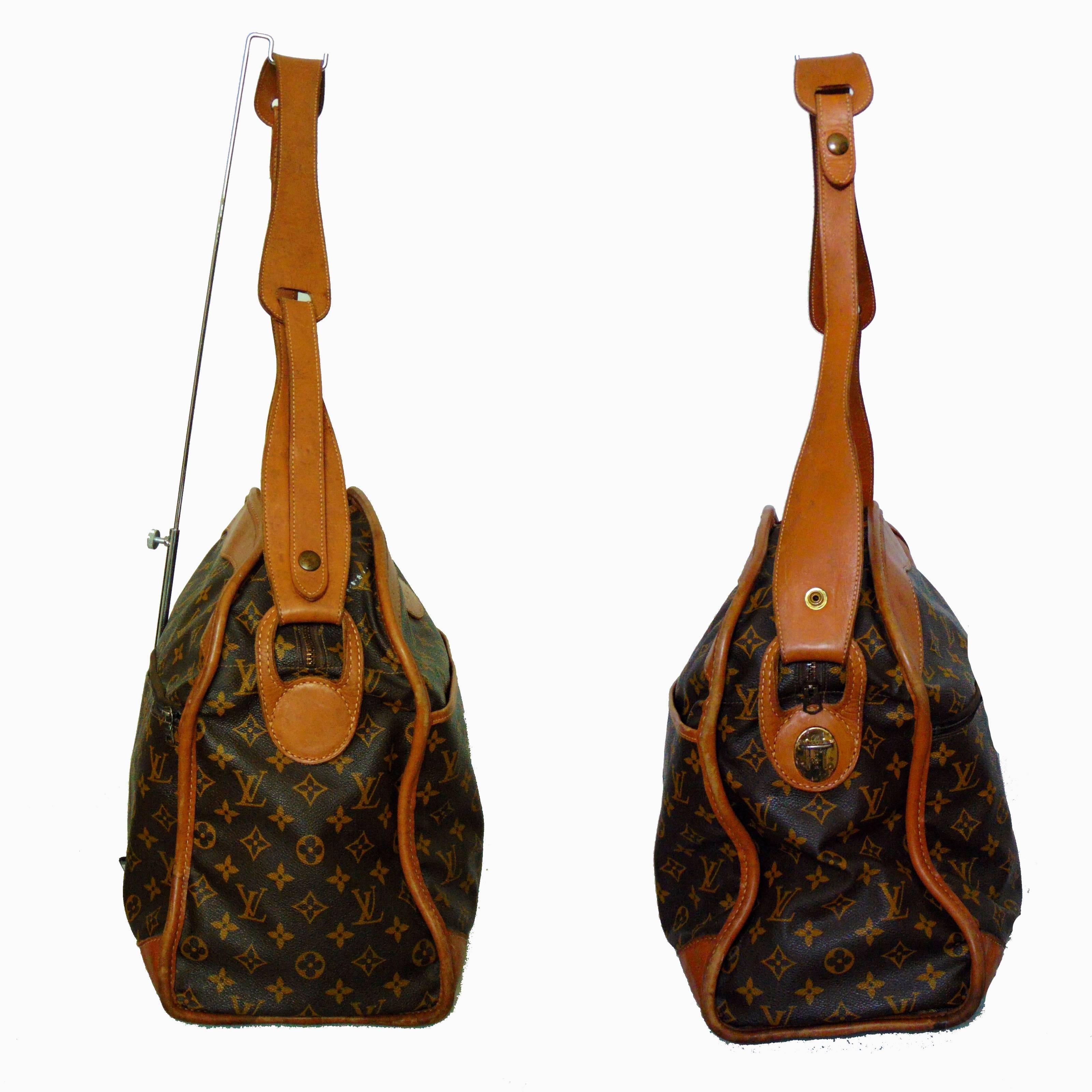Louis Vuitton by The French Company Carry On Travel Bag Monogram Canvas 1970s  1