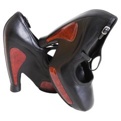 Balenciaga Platforms Shoes F/W 06 Heels Leather Mary Janes Nicolas Ghesquière 38