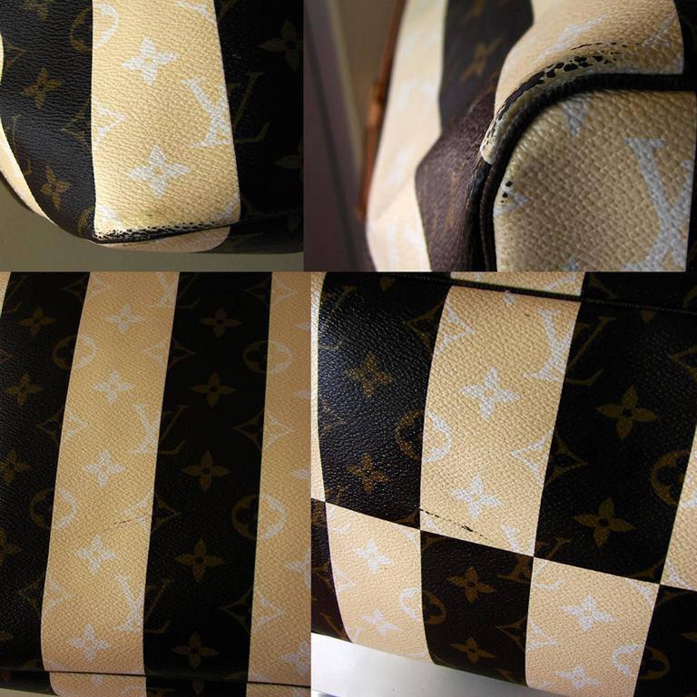 Louis Vuitton Rayures Neverfull Tote Bag GM Limited Edition + Dust Cover 2011 at 1stdibs