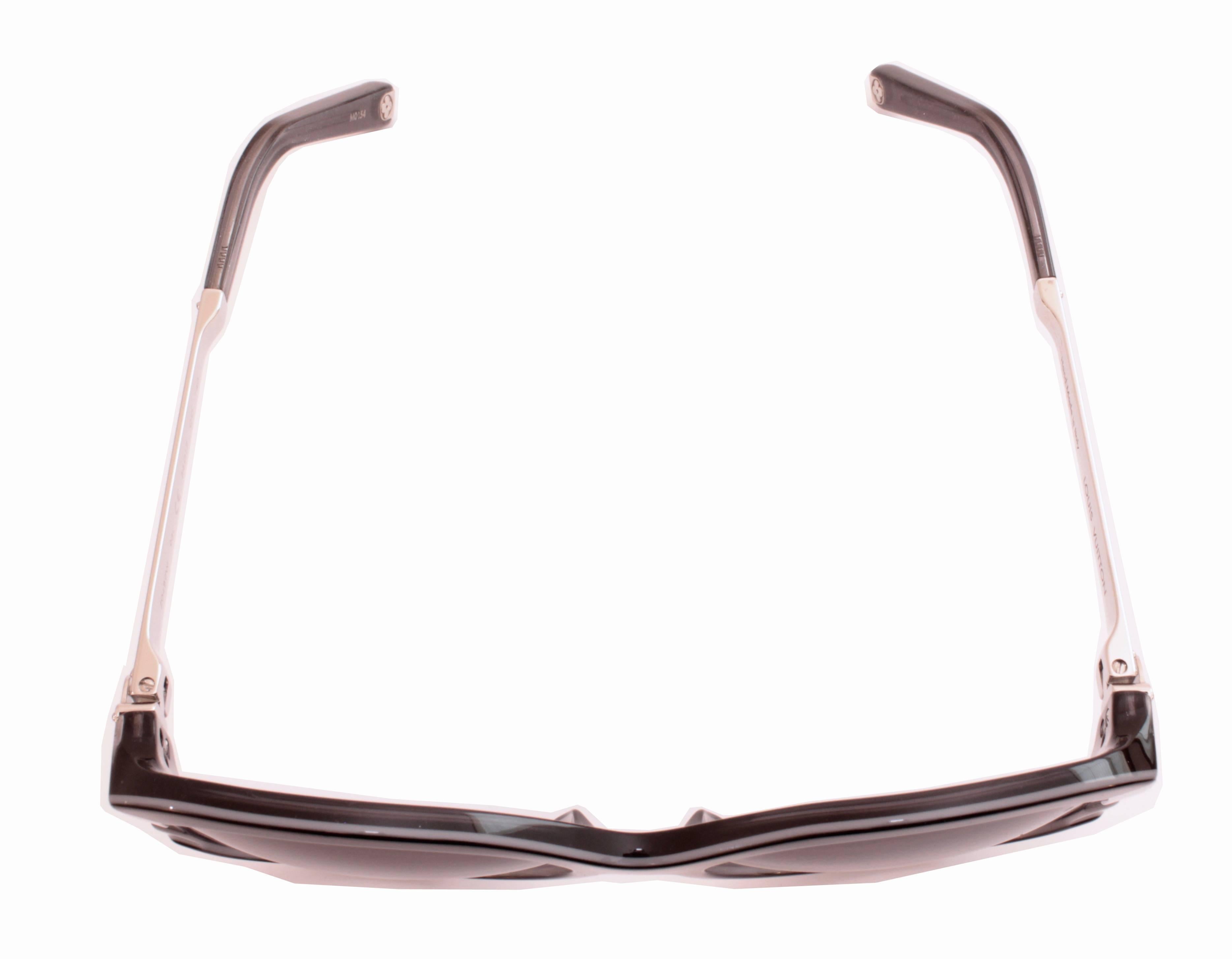 Iconic Louis Vuitton Petit Soupçon Cat Eye Sunglasses Black + Case Z0489W 2014 1