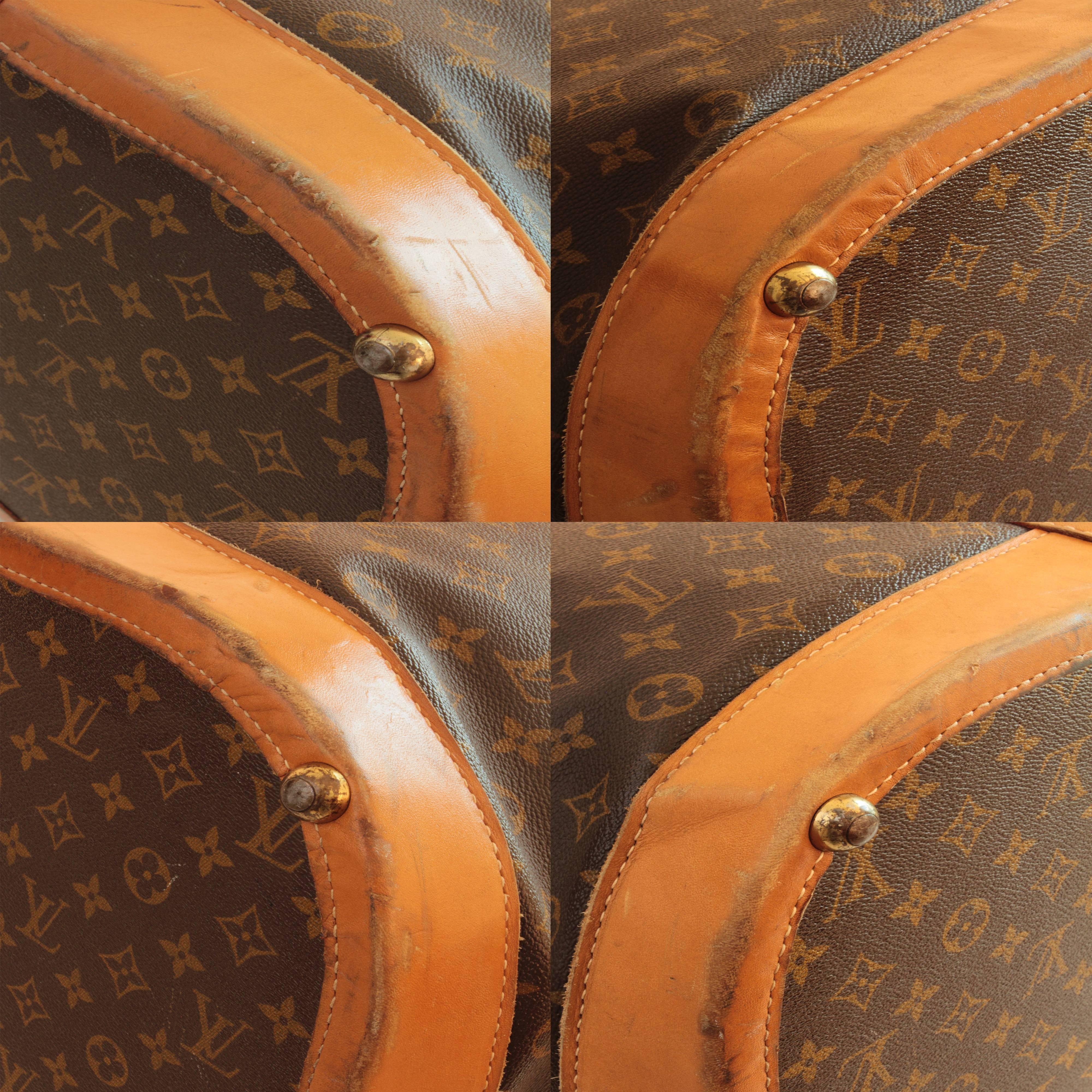 Louis Vuitton Steamer Bag Large Tote Keepall Saks The French Company 1970s  3