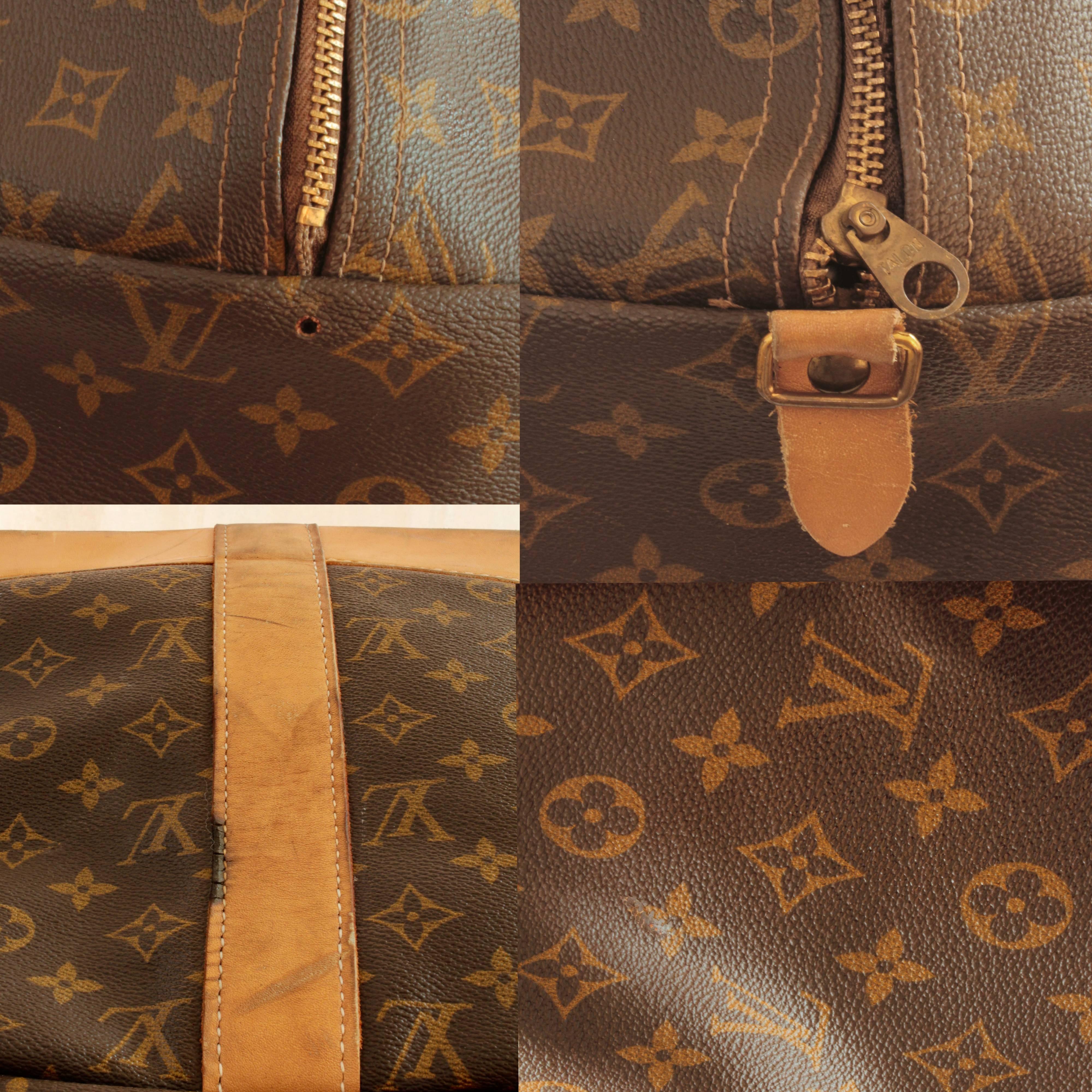 Louis Vuitton Steamer Bag Large Tote Keepall Saks The French Company 1970s  4