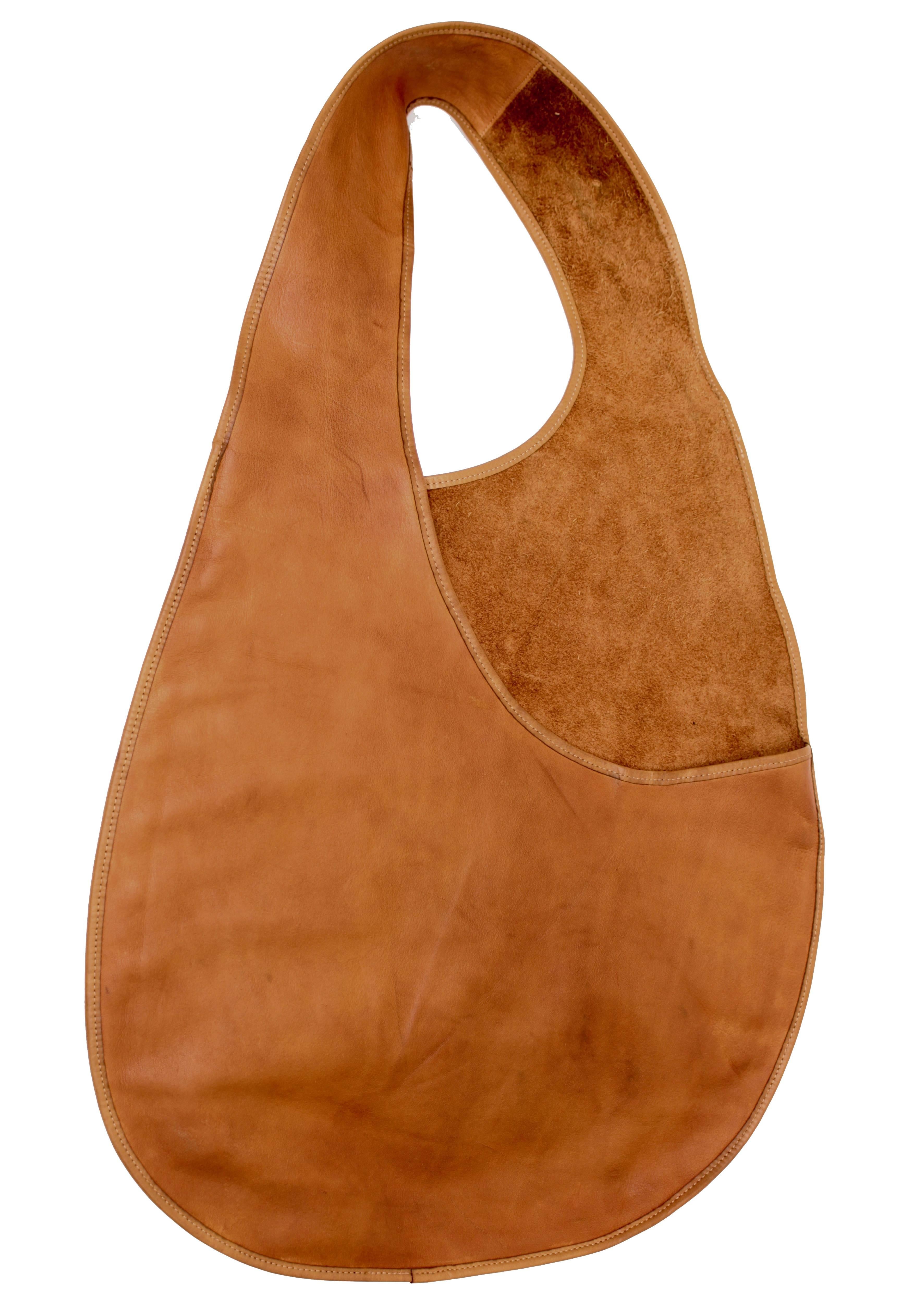 Orange Bonnie Cashin for Coach Body Bag Saddle Leather Sling Tote NYC Pre Creed 1960s