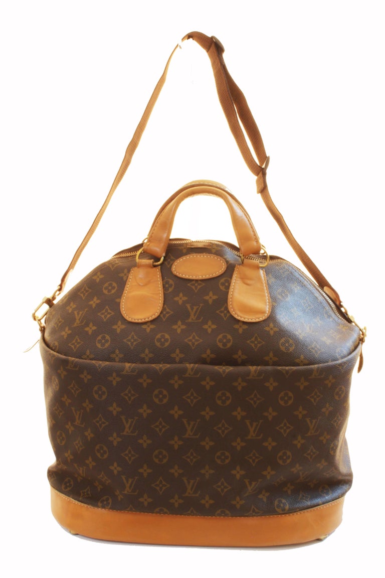 Louis Vuitton Vintage Large Steamer Bag Monogram Travel Tote Saks 5th Ave at 1stdibs