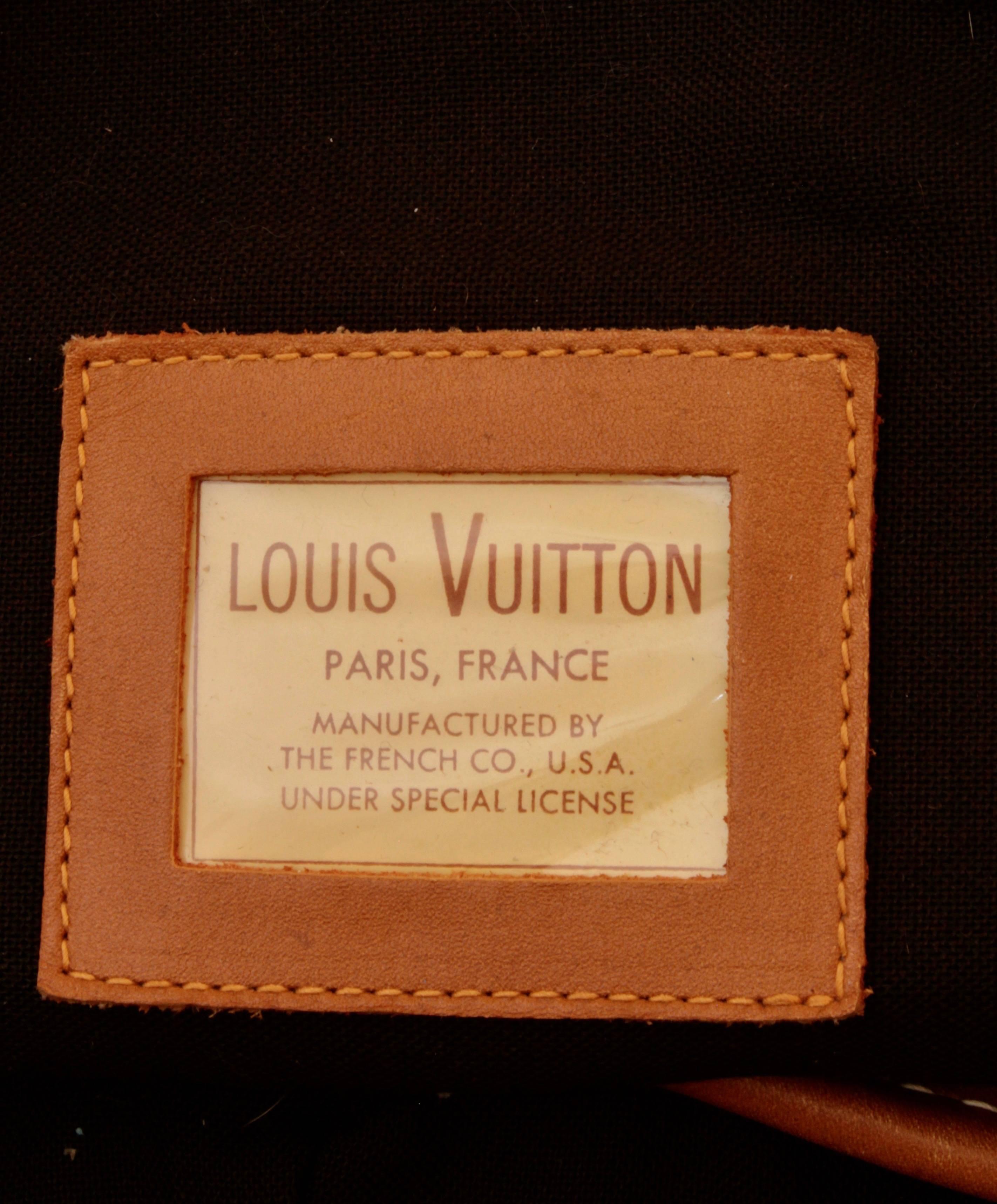 Louis Vuitton Vintage Large Steamer Bag Monogram Travel Tote Saks 5th Ave   2