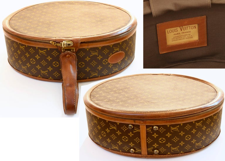 Louis Vuitton Monogram Round Hat Box Boite Chapeaux 50cm French Company