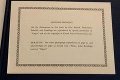 Art and Fashion by Marcel Vertes Fashion History Book Coffee Table Book 1944