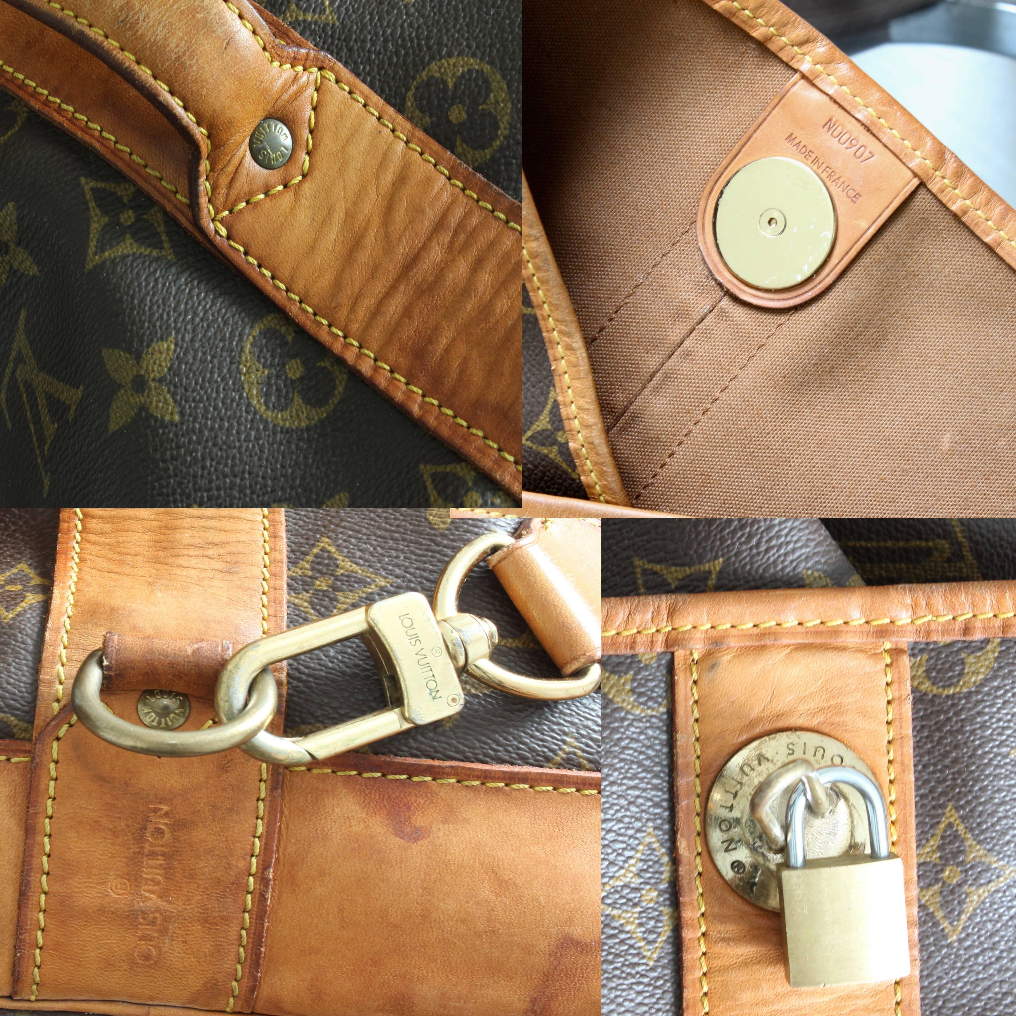 Louis Vuitton Monogram Sac Marin GM XL Duffel Bag Travel Tote + Shoulder Strap  6
