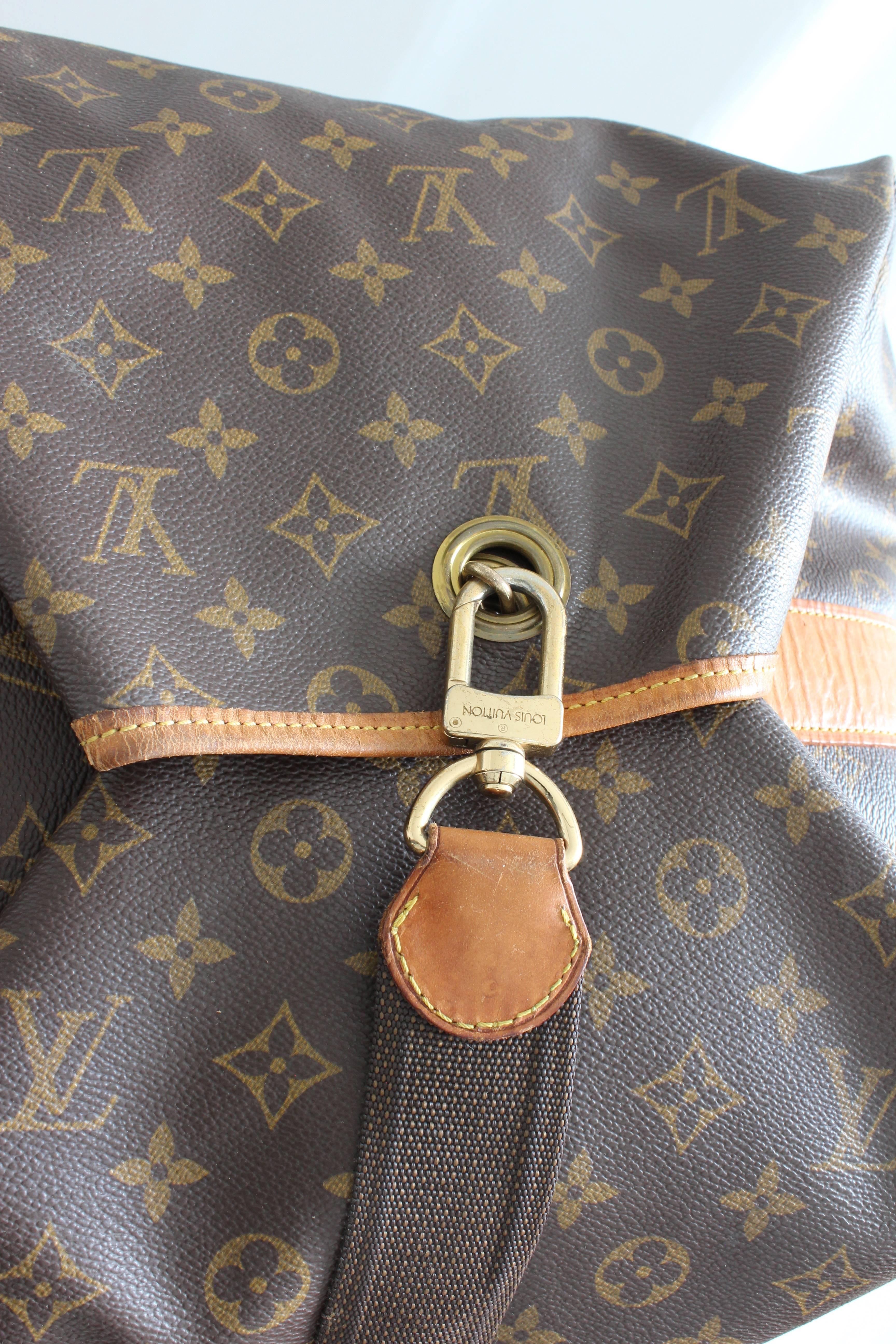 Louis Vuitton Monogram Sac Marin GM XL Duffel Bag Travel Tote + Shoulder Strap  1