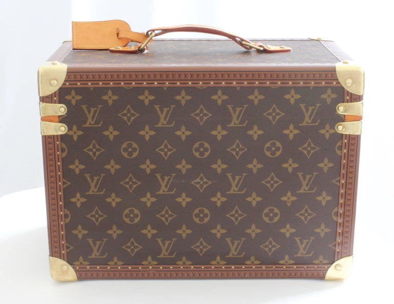 LOUIS VUITTON Men's Bag Soft CaseTrunk Sirius 55 Key Name Tag Louis Vuitton  Auth 