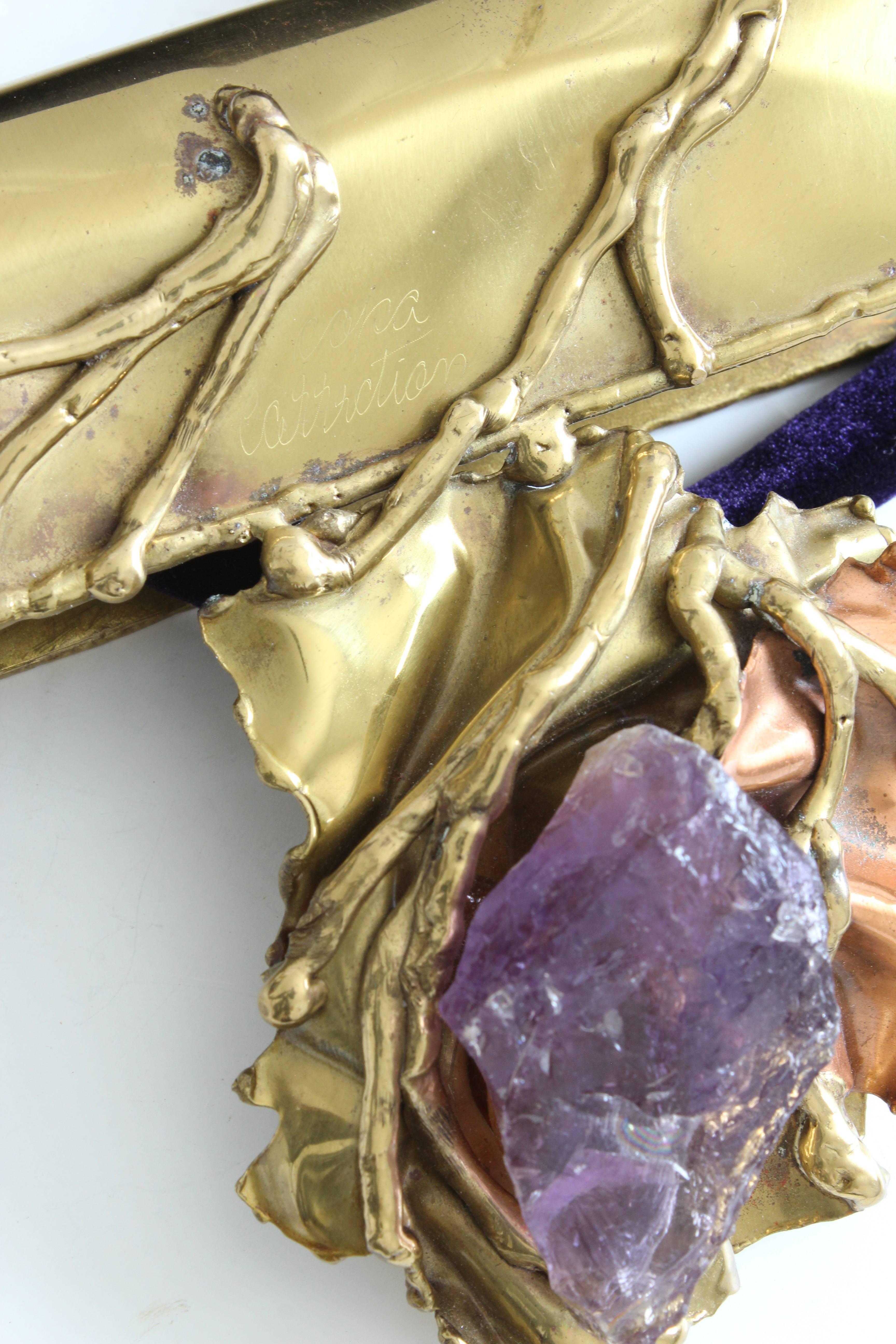 Rare Copa Collection Evening Bag with Amethyst by Carvalhu Rio Ernandes 3