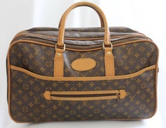 Louis Vuitton Carry All Soft Side Suitcase Weekender Luggage French Company 70s