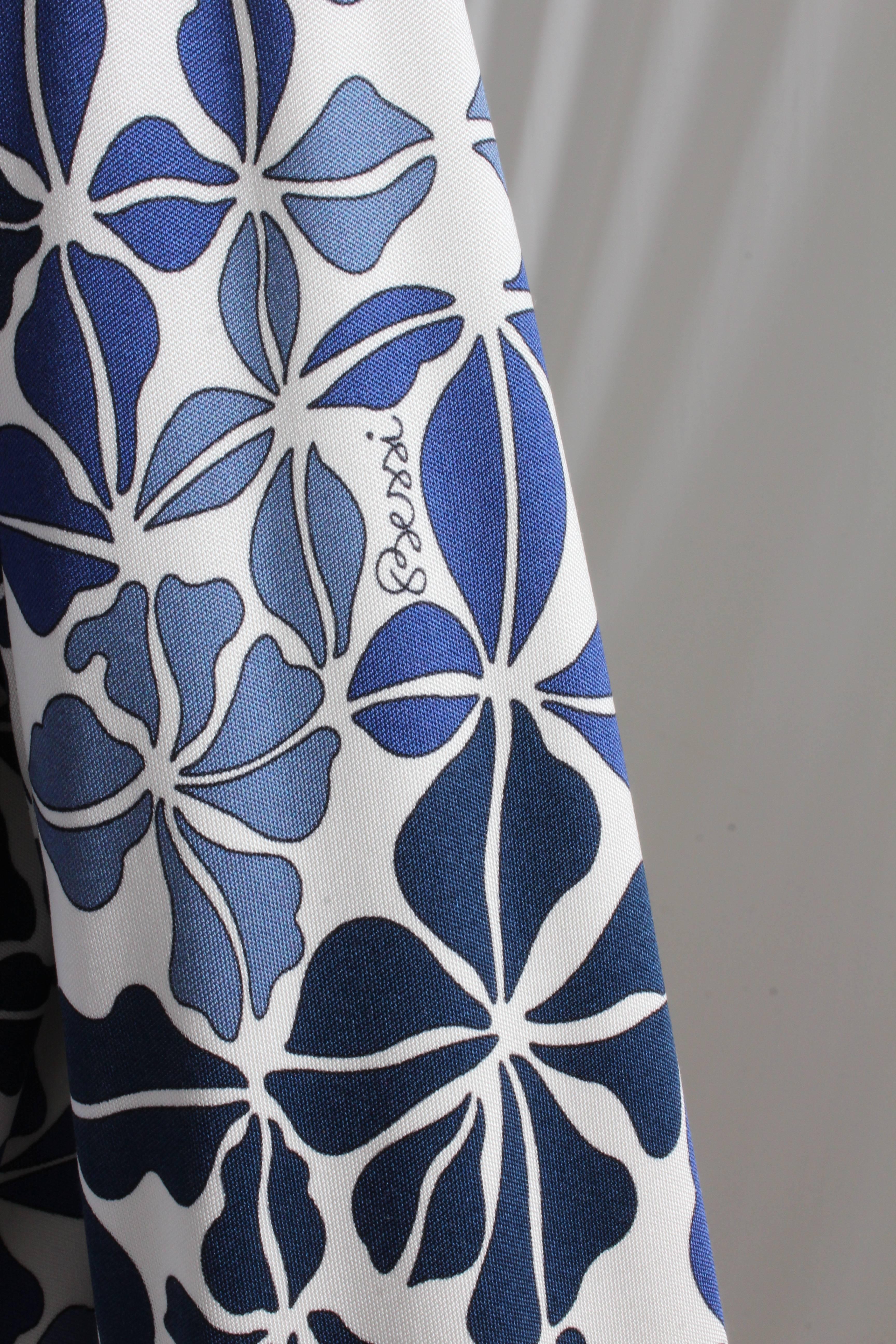 Averardo Bessi Silk Jersey Graphic Floral Print Boatneck Dress   1