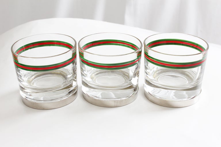 vintage gucci drinking glasses