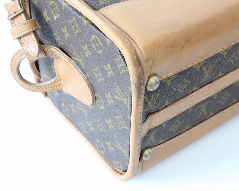 Louis Vuitton Carry On Bag Luggage Tote Monogram Canvas French Co. Saks 70s  at 1stDibs