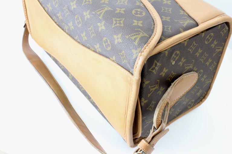 Louis Vuitton Monogram Train Case Vanity Travel Bag Saks French Co Carry On  70s at 1stDibs  vintage louis vuitton train case, louis vuitton carry on  travel bag, louis vuitton train case