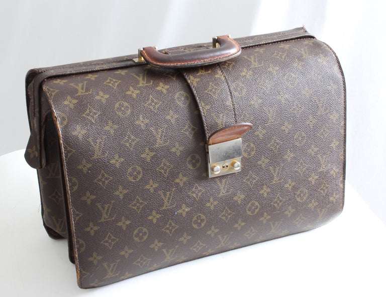 Vintage Louis Vuitton Monogram Serviette Fermoir Briefcase 16in Travel Bag  Saks