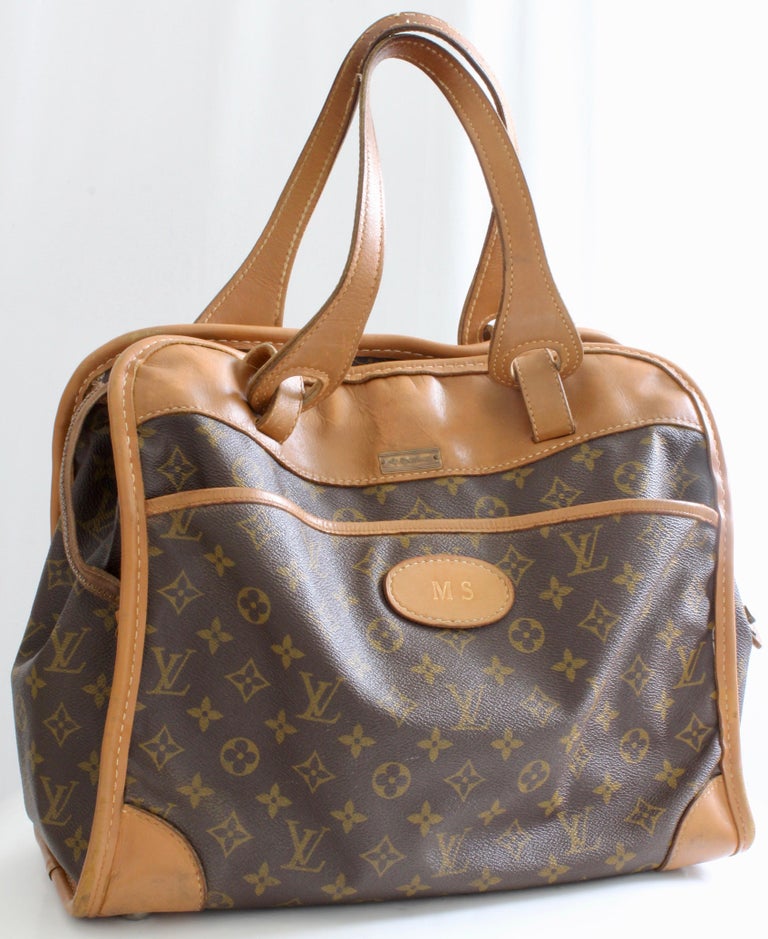 Louis Vuitton Carry On Bag Travel Tote Monogram Canvas and Leather
