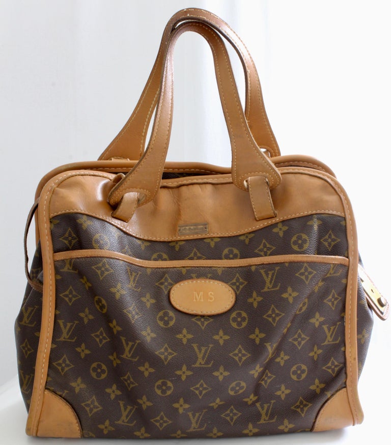 Louis Vuitton Keepall 60 Monogram Canvas Leather Duffle Bag - Boca