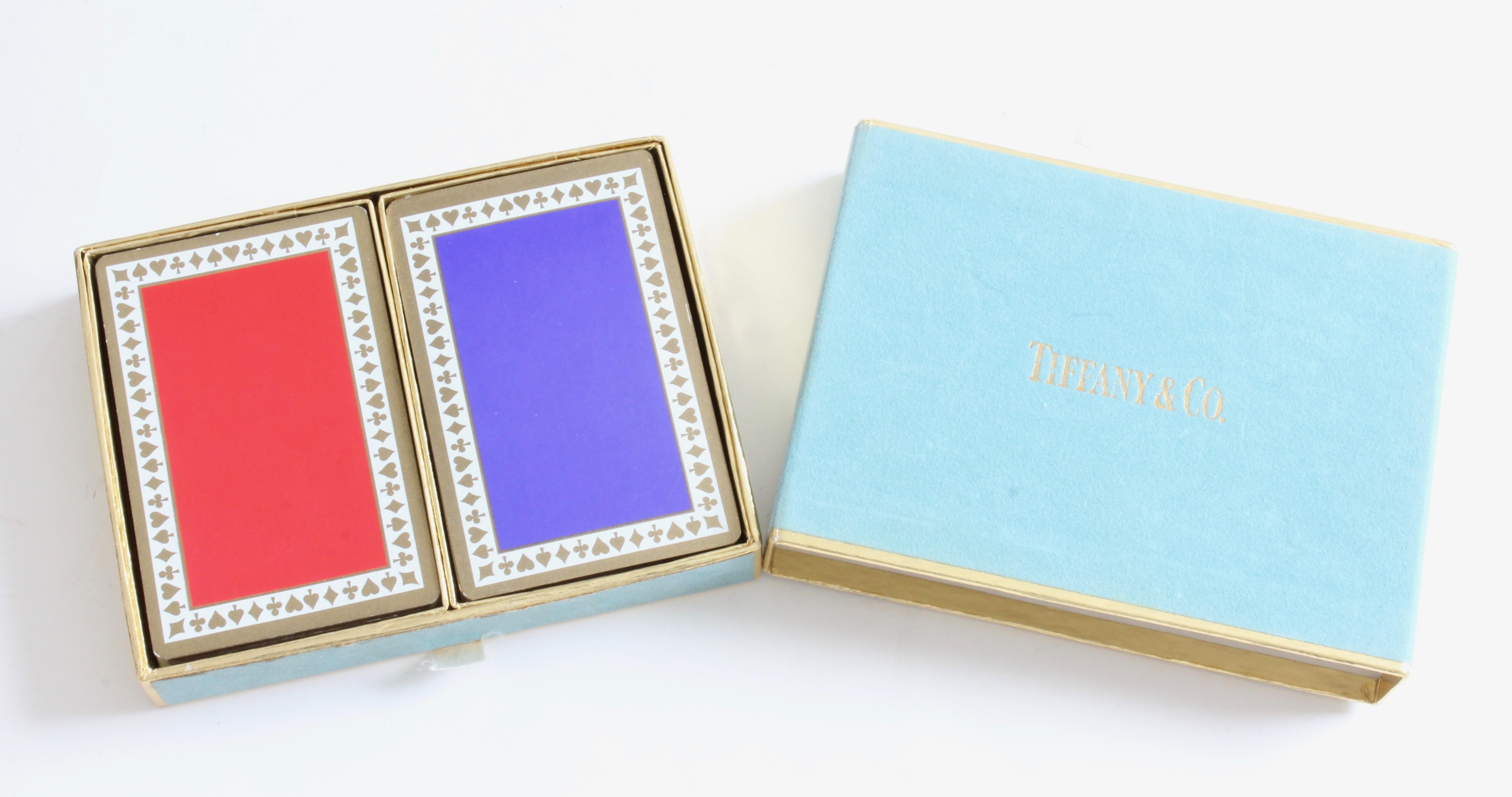 tiffany and company playing cards