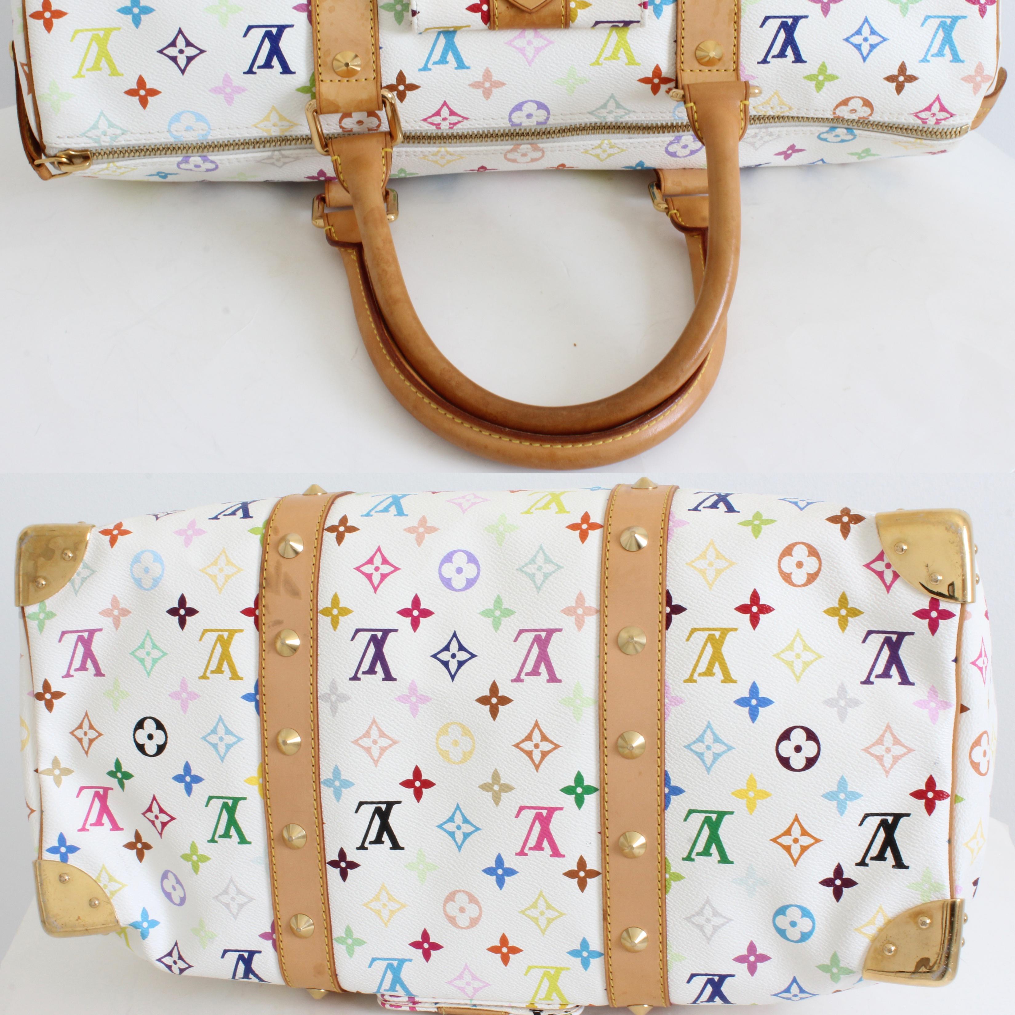 Louis Vuitton Multicolore Monogram Keepall 45cm Duffle Bag Travel Tote Spring 03 1