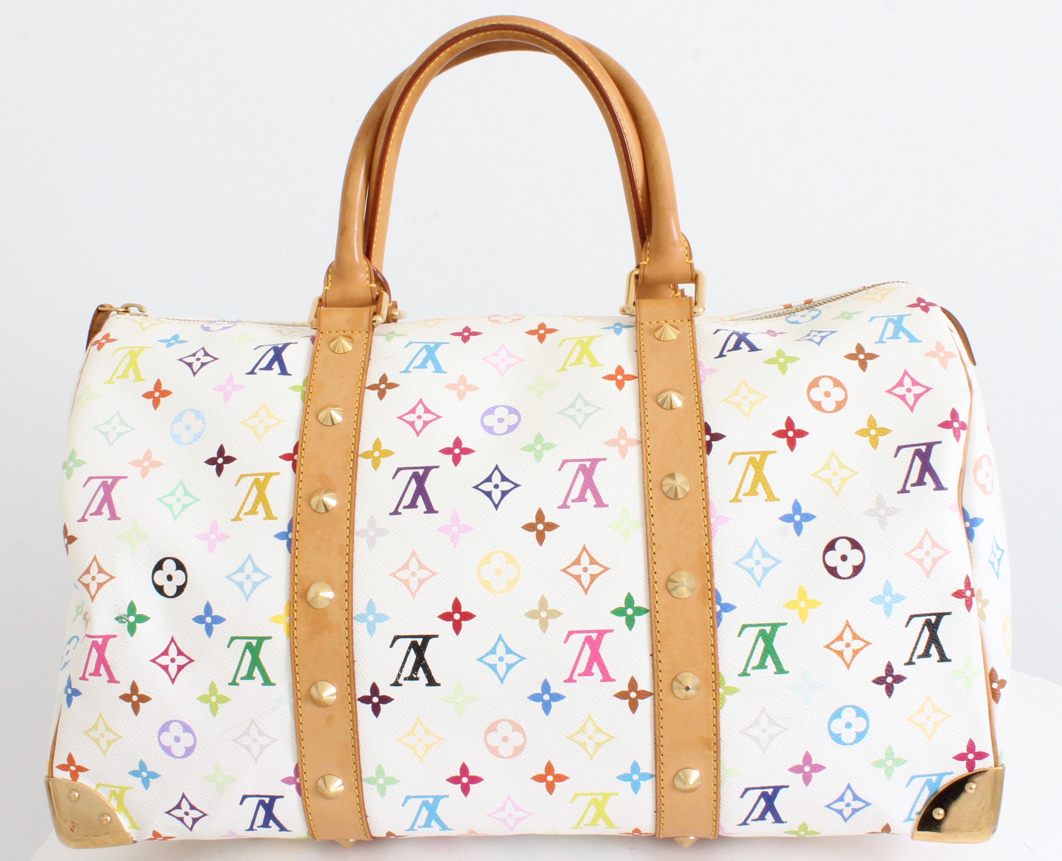 louis vuitton rainbow duffle bag