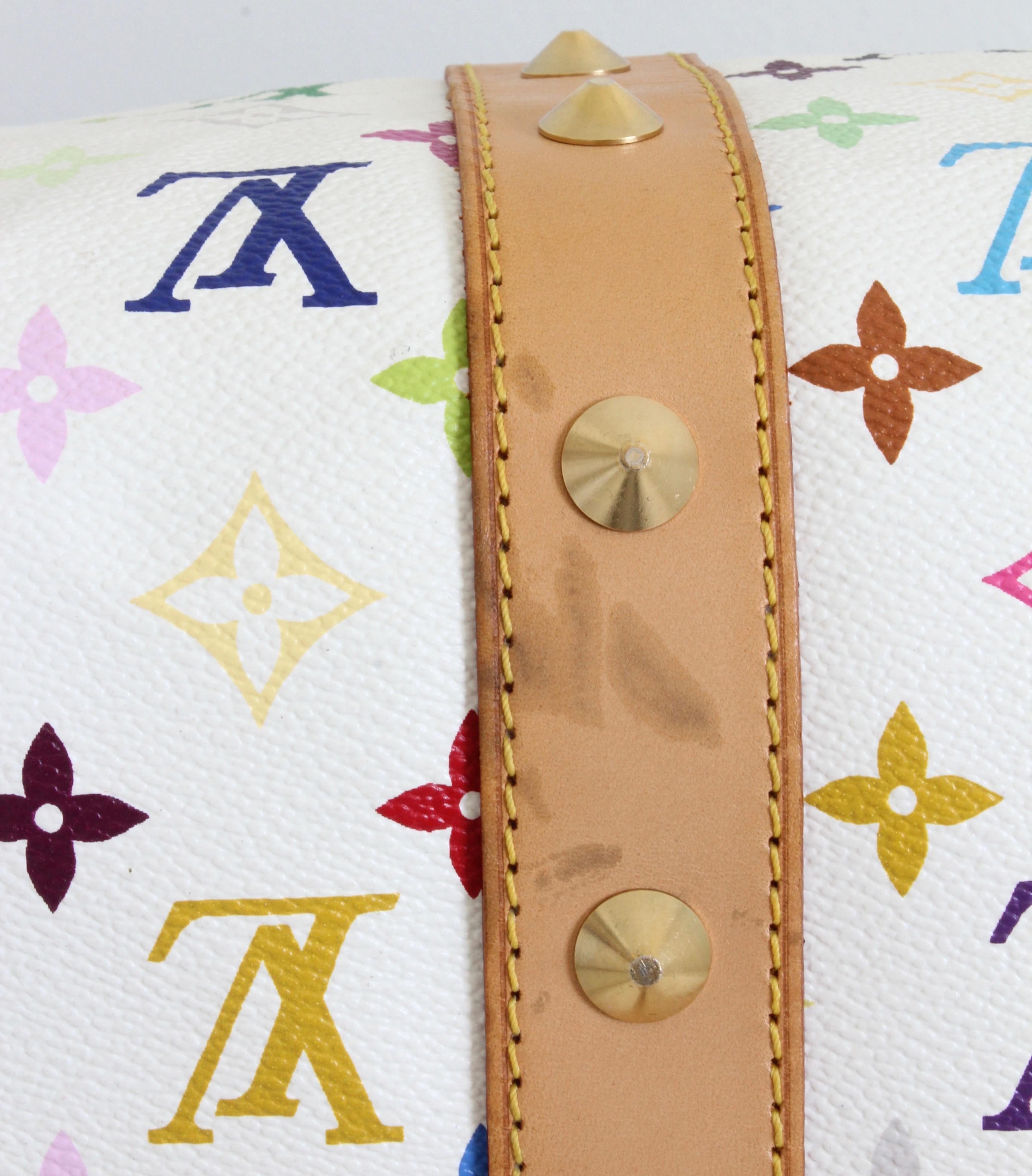 Louis Vuitton Multicolore Monogram Keepall 45cm Duffle Bag Travel Tote Spring 03 6