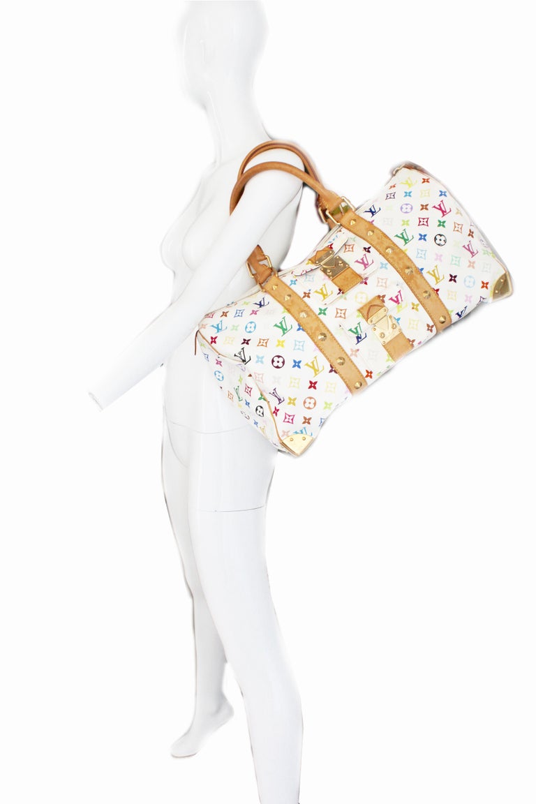 Louis Vuitton Multicolore Monogram Keepall 45cm Duffle Bag Travel Tote  Spring 03 at 1stDibs