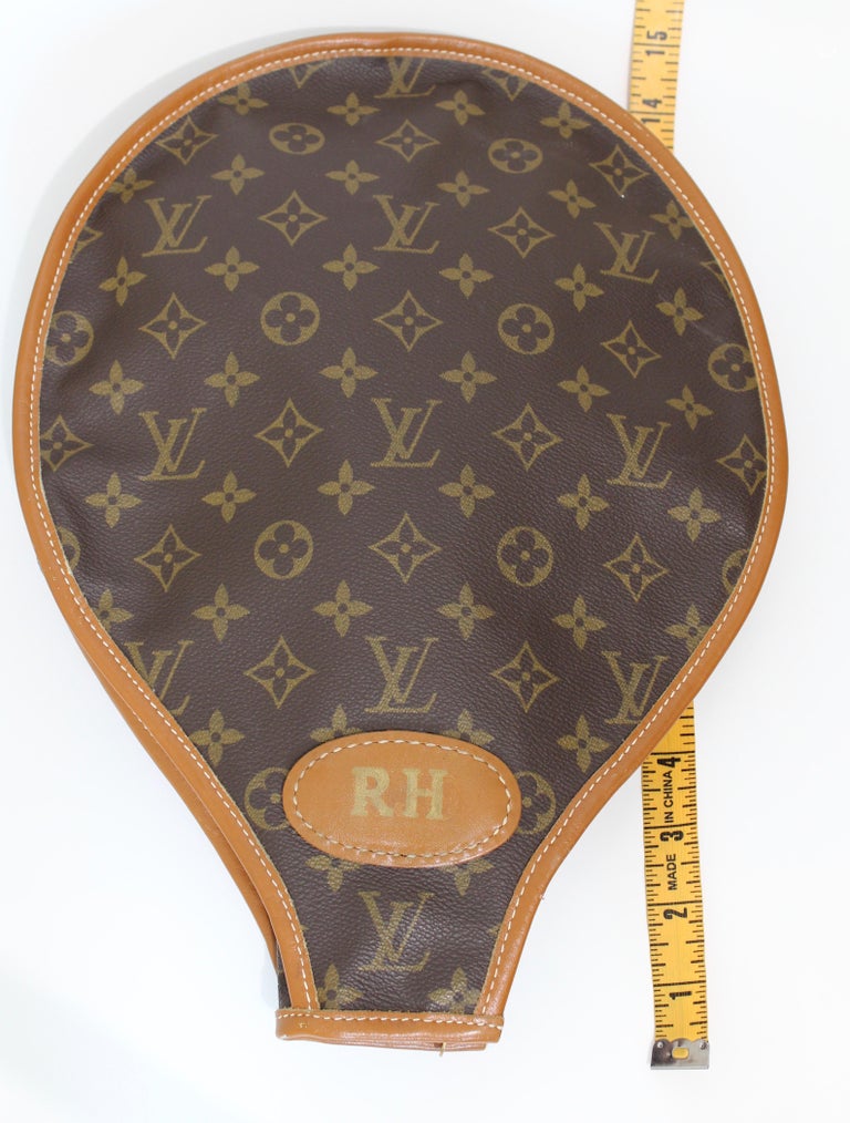 Louis Vuitton Vintage Retro LV Tennis Racket Cover Case Tennis