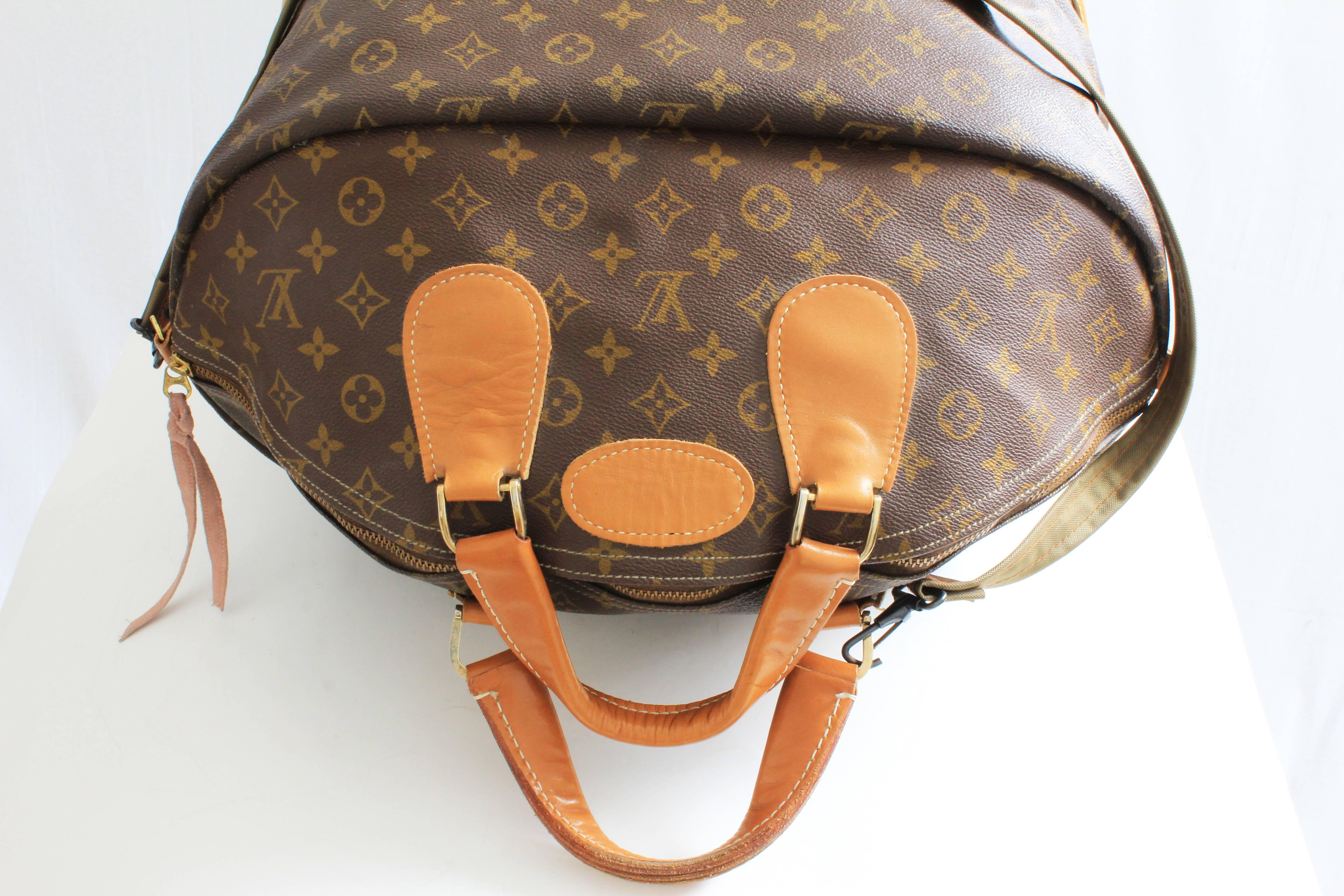Louis Vuitton By The French Company Large Steamer Bag Monogram Travel Tote 1970s 1