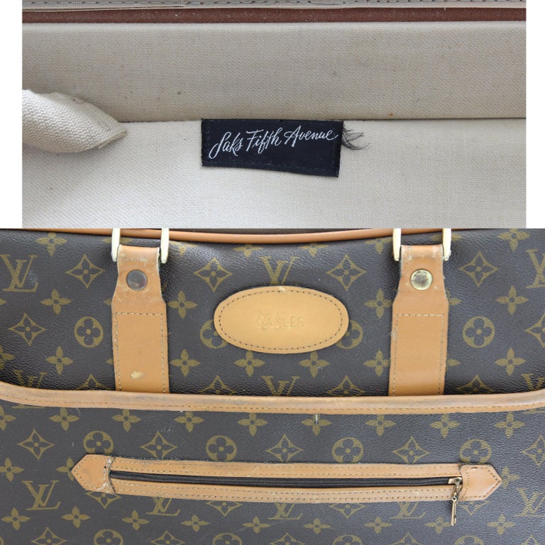 Lot - Louis Vuitton Hard Case Monogram Weekender, #909462 18 x 15 x 7 3/4  inches