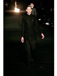 A/W 2006 Dior by Hedi Slimane Laufsteg-Militärmantel