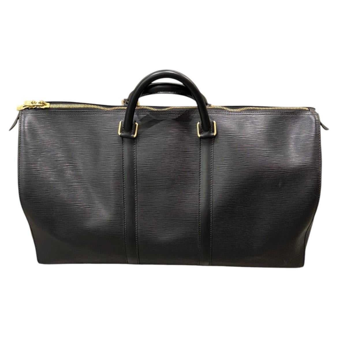 1998 Louis Vuitton Epi leather Keepall 50 bag For Sale