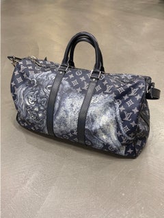 2017 Louis Vuitton x Chapman Brothers Savannah canvas Keepall 45
