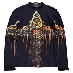 A/W 1998 Jean Paul Gaultier gothic cathedral mesh top