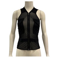 S/S 2002 Yves Saint Laurent by Tom Ford mesh zip top